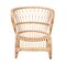 Bali & Pari Alaya Modern Bohemian Natural Brown Rattan Accent Chair 236-12710-ZORO - alternate 3